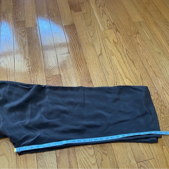 JOHNNY WAS WIDE LEG 100% SILK CROP PANTS WITH DRAWSTRING GREY SZ XL - Picture 10 of 15